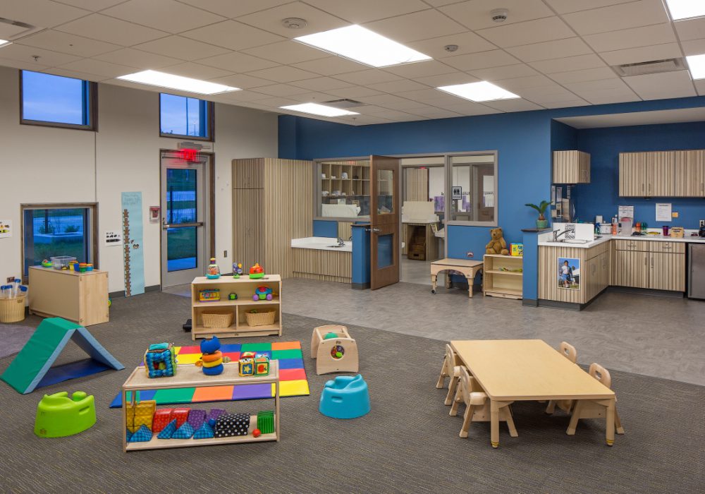 The Learning Center of North Omaha interior shot of a classroom