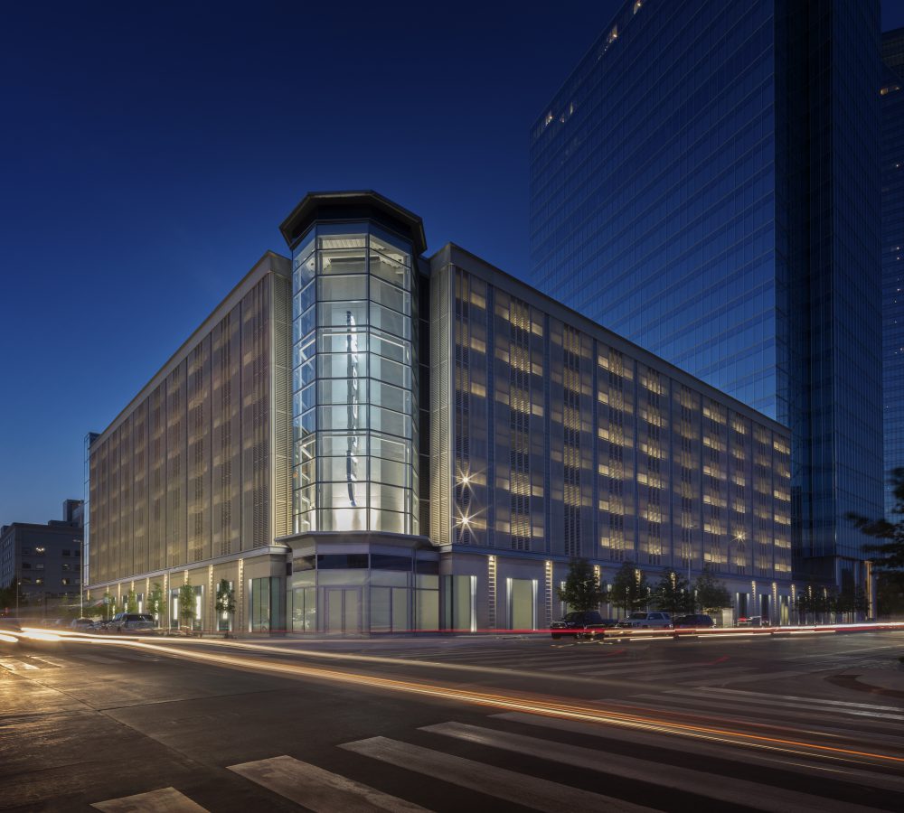 Bank of Oklahoma at 499 Sheridan West Parking Garage Exterior