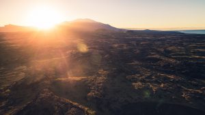 Sunlight Over Mountains