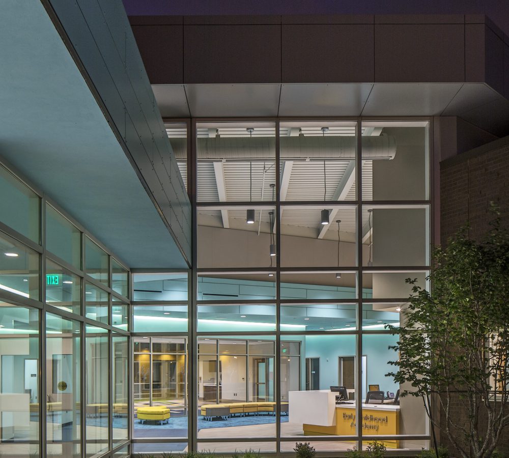 Exterior of Porter Leath Early Childhood Academy