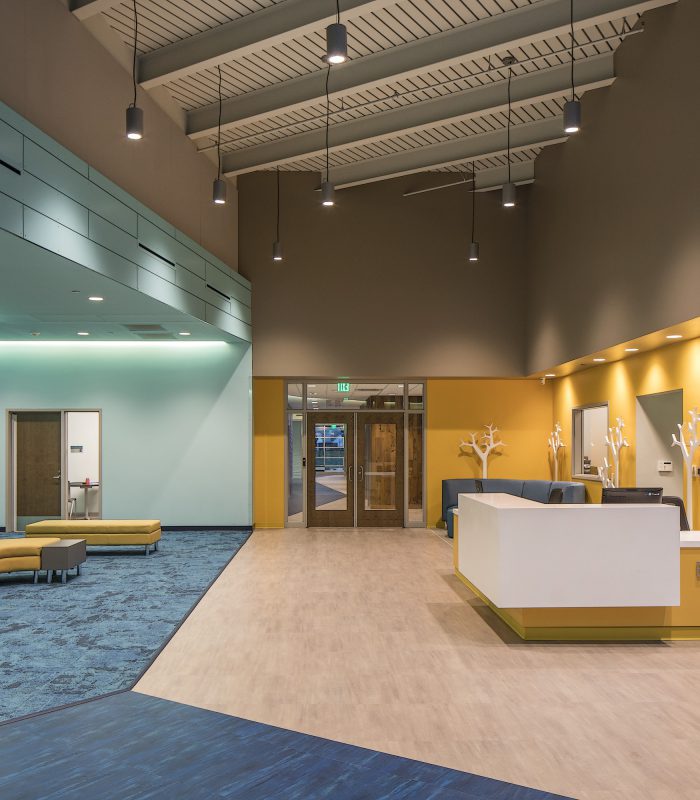 Lobby at Porter Leath Early Childhood Academy