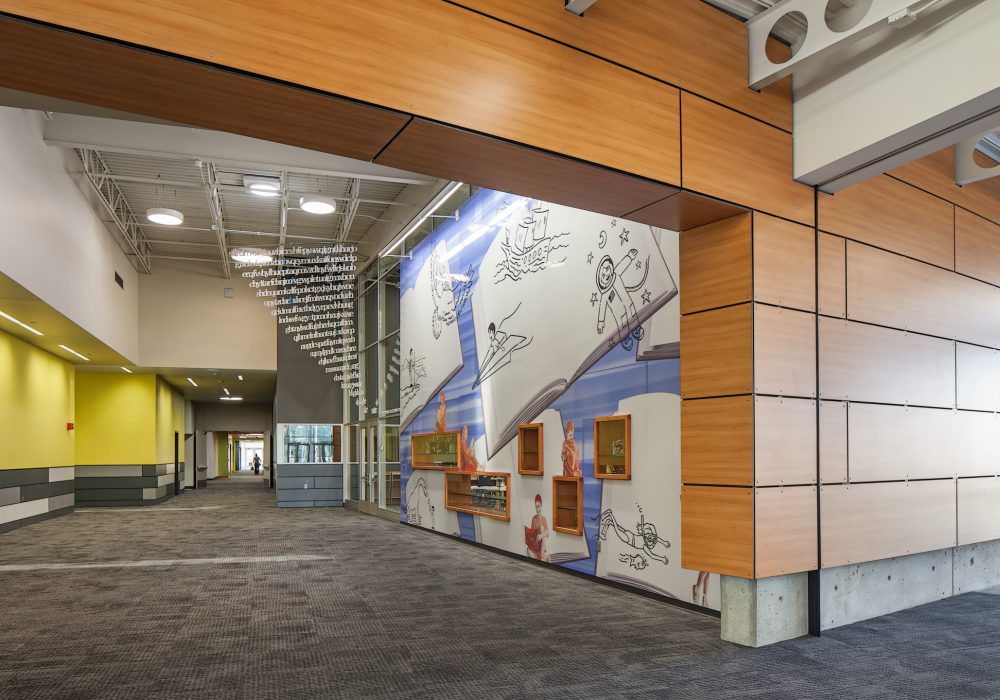 Interior shot of Omaha Public Schools' Gateway Elementary