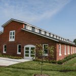 Exterior view of the Mule Barn located on the MCC campus