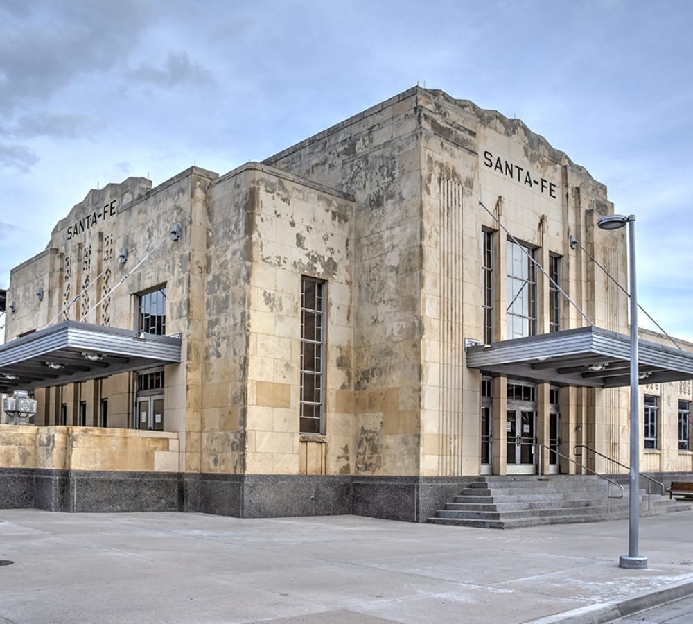 Exterior view of the Santa Fe Terminal in Oklahoma City