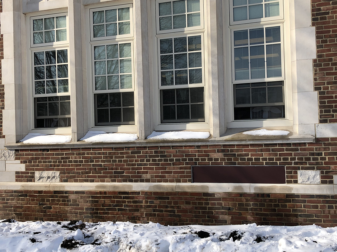 Fans used to improve air quality at St. Margaret Mary's Elementary School in Omaha, NE.