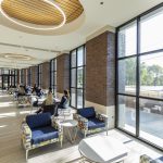 Interior image of Langston University's Tulsa Campus Allied Health Complex