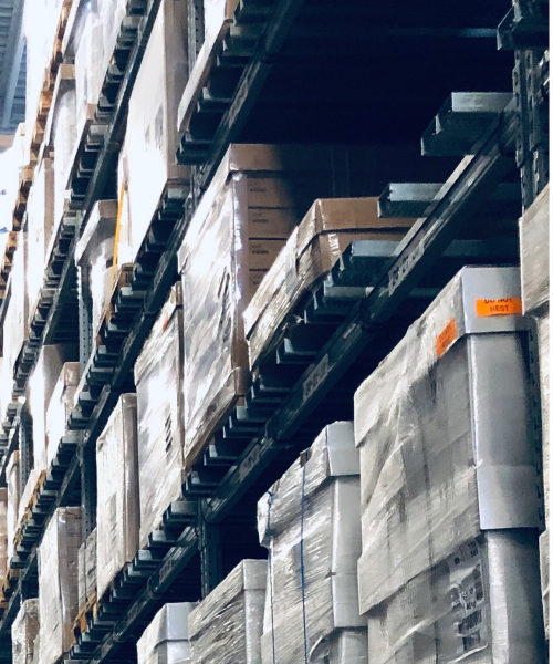 CHI Central Kitchen - Closeup of Cold Storage Pallets and Racks Unsplash