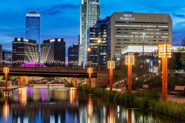 The Gene Leahy Mall—waterfront